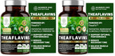 Number One Nutrition Theaflavins bottle front showing premium black tea extract for daily energy support.