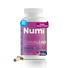 Numi Naturals Neurofix+Chill bottle promotes mental clarity during breaks