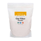 NuNaturals oat fiber powder bottle on a kitchen counter for a fiber boost