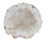 Nupuyai geode cluster with titanium coating adds vibrant decor and focus-friendly ambiance.