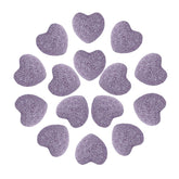 Nupuyai heart lava stones in purple pack for aromatherapy and meditation