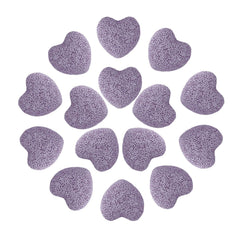 Nupuyai heart lava stones in purple pack for aromatherapy and meditation