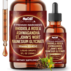 NUQIIT 17in1 Rhodiola bottle with dropper for easy daily dosing