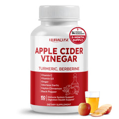 NURAFUSE Apple Cider Vinegar 14-in-1 bottle for daily wellness routine.