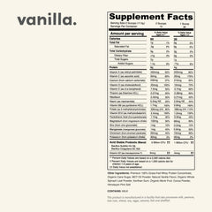 Nurished Vanilla Mighty Milk tasting cup reveals smooth texture.