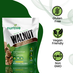NURTIVE Walnut Protein Powder baking use for flavorful, nutritious treats
