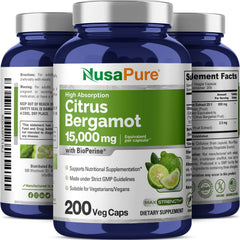 NusaPure Bioperine enhanced capsules for better absorption.
