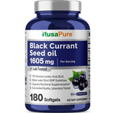 NusaPure Black Currant Seed Oil bottle for daily use
