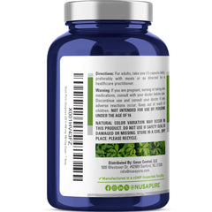 NusaPure Jiaogulan vegan-friendly capsules for plant-based wellness.