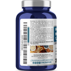 Close-up of the NusaPure label showing 1350mg per serving