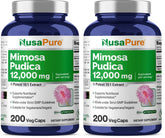 NusaPure Mimosa Pudica Seed bottle front label for quick identification