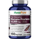 NusaPure Mucuna Pruriens 50:1 extract capsules for daily energy