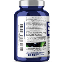 NusaPure packaging label highlights non-GMO and soyfree claims