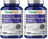 NusaPure Passion Flower 20:1 extract bottle for easy daily capsules