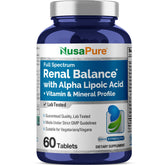 NusaPure Renal Balance bottle with capsules for daily wellness and energy support.