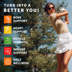 NUSAVA D3 K2 with omega-3 and chia oil for heart and joints support.