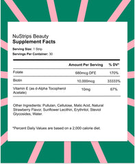 NuStrips monthly supply pack simplifies a daily routine.