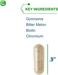 Nutra Biogenesis Diabetone Plus label detail with cinnamon and gymnema