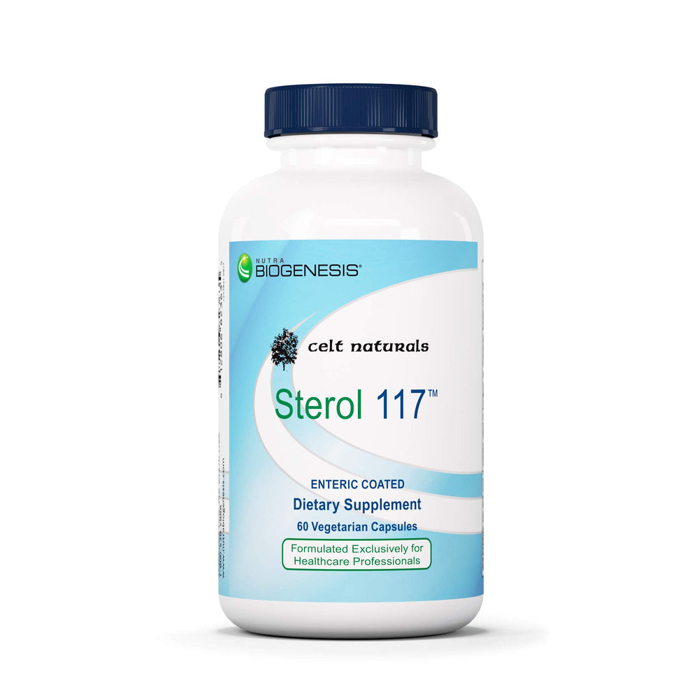 Nutra BioGenesis Sterol 117 bottle showing plant sterol blend for daily wellness
