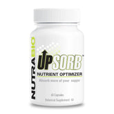 NutraBio UpSorb bottle with capsules for enhanced daily absorption