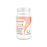 NutraBlast Feminine Balance Complex bottle front highlighting probiotic blend for gut health