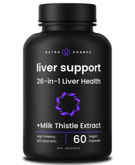NutraChamps Liver Cleanse bottle for daily liver support.