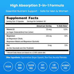 NutraChamps magnesium capsules closeup demonstrates high-absorption formula for energy and recovery.