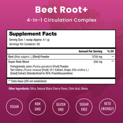 NutraChamps Super Reds Blend jar highlighting grape seed extract and fruit power.