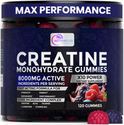NutraFlus Creatine Monohydrate Gummies berry bottle for convenient pre-workout fueling