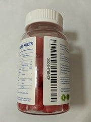 NUTRAGOGO Ashwagandha Gummies Berry closeup emphasizing chewy texture and flavor.