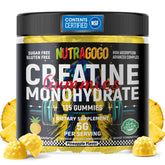 NUTRAGOGO Creatine Gummies pack front, convenient daily supplement for workouts