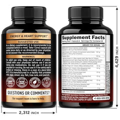 NutraHarmony berberine capsules close-up highlighting daily energy.