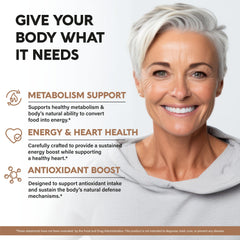 NutraHarmony energy metabolism capsules close-up for daily routine.