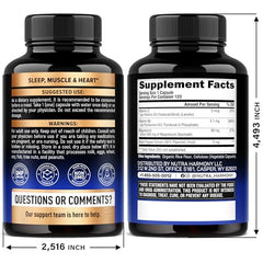 NUTRAHARMONY Magnesium Glycinate capsules close-up for daily supplementation.