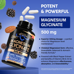 nutraharmony magnesium glycinate pouring capsules ideal for daily routine and balanced energy