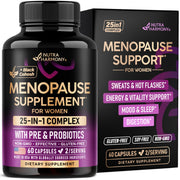 NUTRAHARMONY menopause-25in1 capsules front view for daily hormonal balance support.