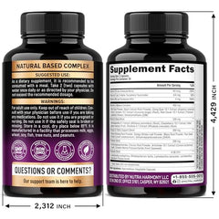 NUTRAHARMONY menopause-25in1 label closeup highlights ingredients for informed use.