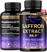 NUTRAHARMONY saffron capsules bottle pour supports mood and focus for daily balance