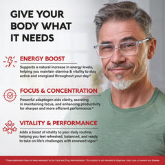 NUTRAHARMONY Panax Ginseng bottle top reveals convenient daily dosing