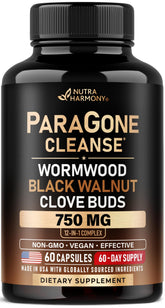 NUTRAHARMONY Paragone bottle front view for daily gut support