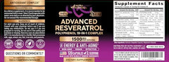 NutraHarmony Resveratrol capsules closeup showing compact daily supplement.