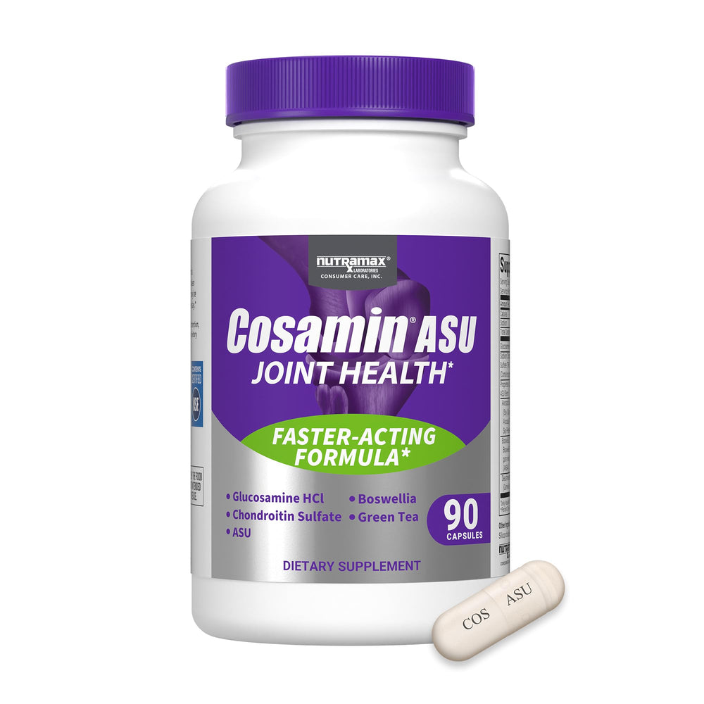 Nutramax Cosamin bottle front showing brand and joint health label