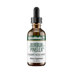 NutraMedix Burbur-Pinella bottle pour shows easy dosing for daily brain support.