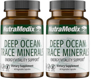 NutraMedix Deep Ocean Trace Minerals bottle shown for electrolyte support and daily energy potential