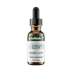 NutraMedix Ezov Hyssop bottle for daily stress support.
