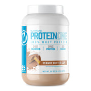 NutraOne ProteinOne whey powder tub ready for post-workout shake.