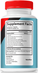 NutraRize Gluco Health Plus capsules close-up, easy-to-swallow daily wellness supplement.