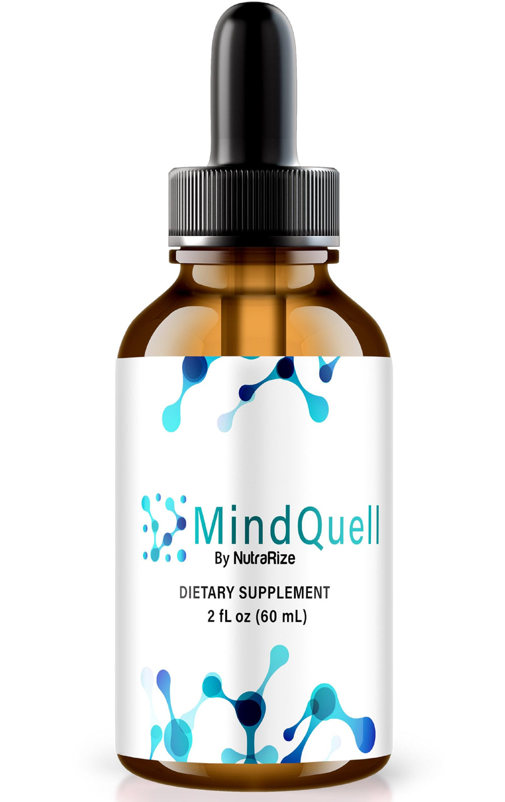 NutraRize MindQuell drops bottle front for focused daily support.