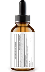 MindQuell drops dispensed into water for quick mental clarity.