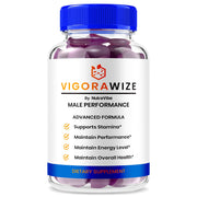 NutraRize Vigorawize bottle showing natural energy support for daily activity.